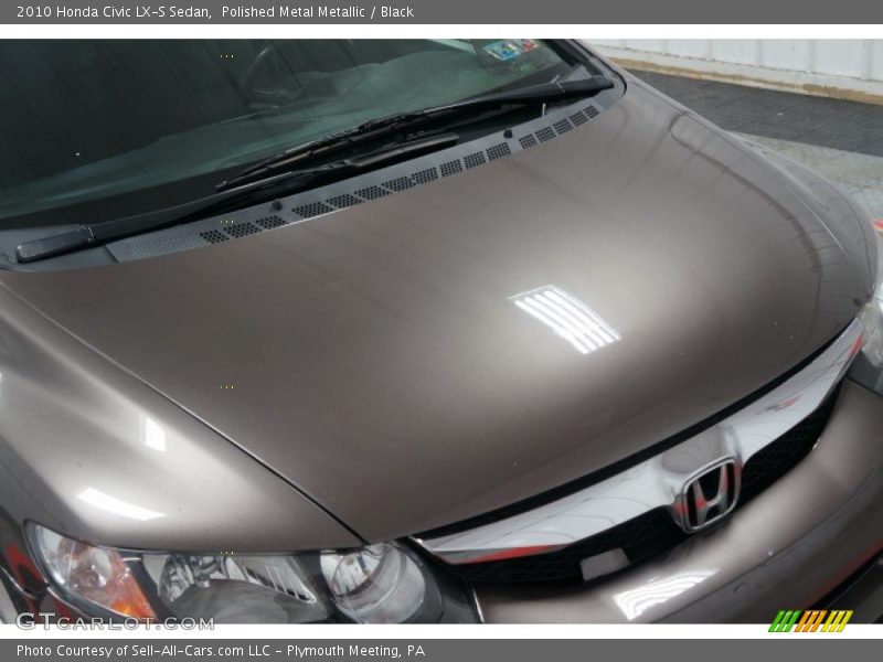 Polished Metal Metallic / Black 2010 Honda Civic LX-S Sedan