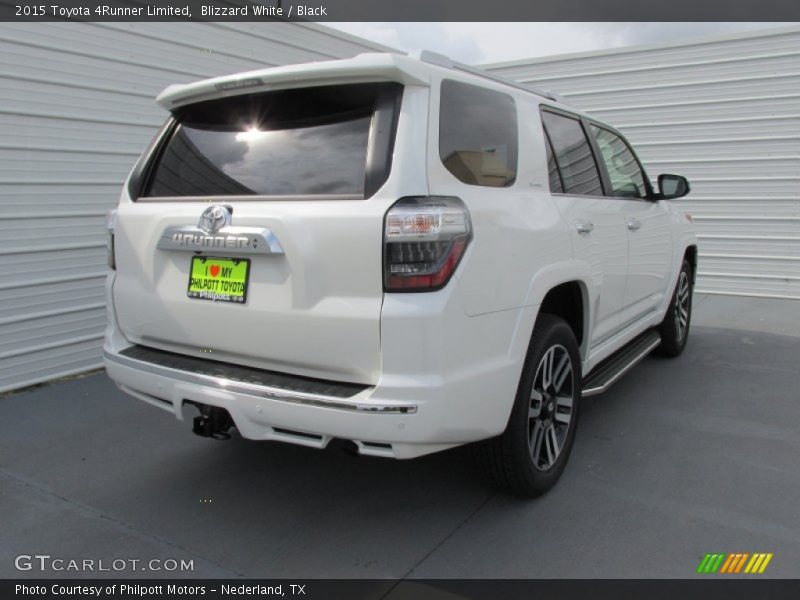 Blizzard White / Black 2015 Toyota 4Runner Limited