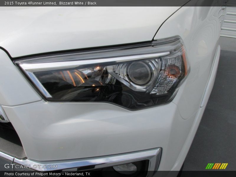 Blizzard White / Black 2015 Toyota 4Runner Limited