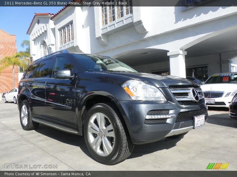 Steel Grey Metallic / Black 2011 Mercedes-Benz GL 350 Blutec 4Matic