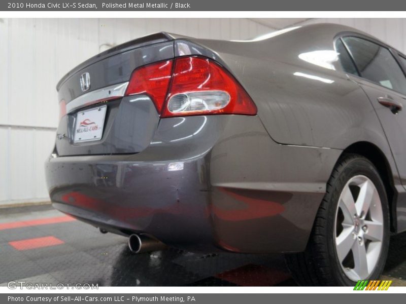 Polished Metal Metallic / Black 2010 Honda Civic LX-S Sedan