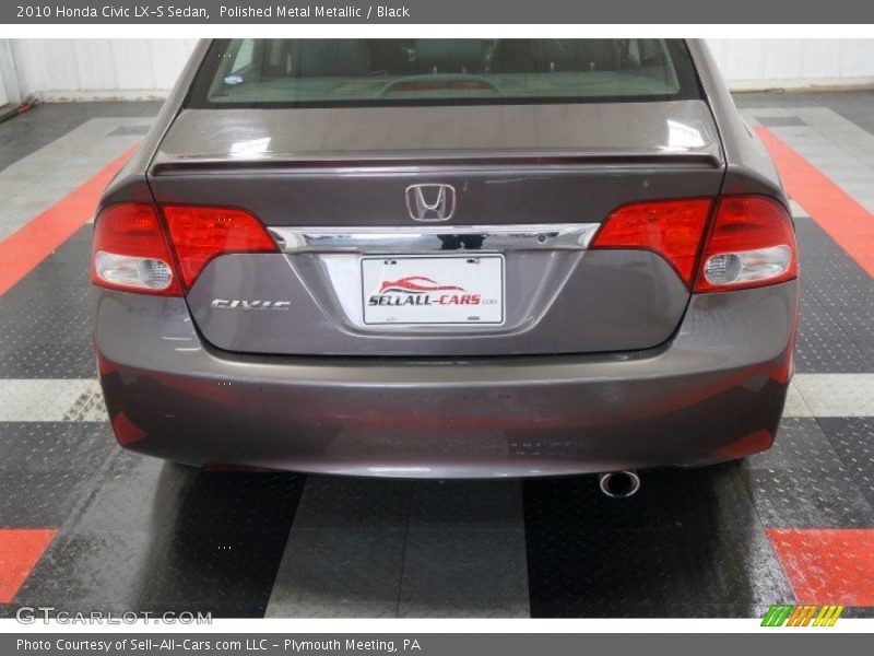 Polished Metal Metallic / Black 2010 Honda Civic LX-S Sedan