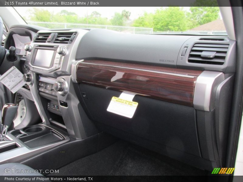 Blizzard White / Black 2015 Toyota 4Runner Limited