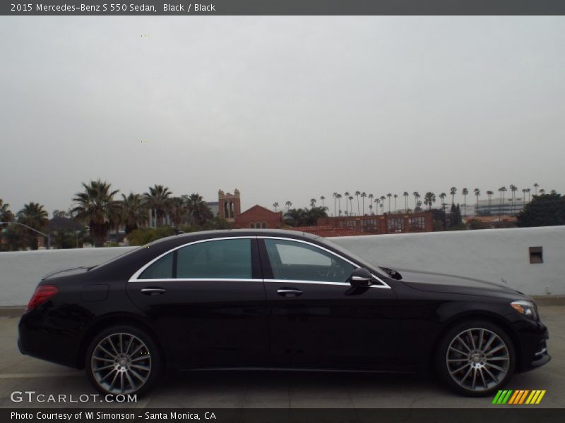 Black / Black 2015 Mercedes-Benz S 550 Sedan
