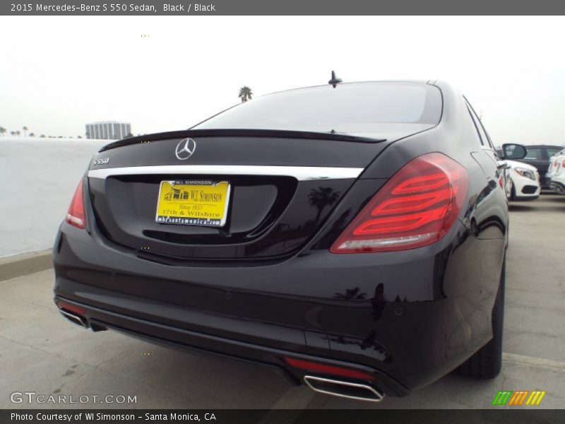 Black / Black 2015 Mercedes-Benz S 550 Sedan