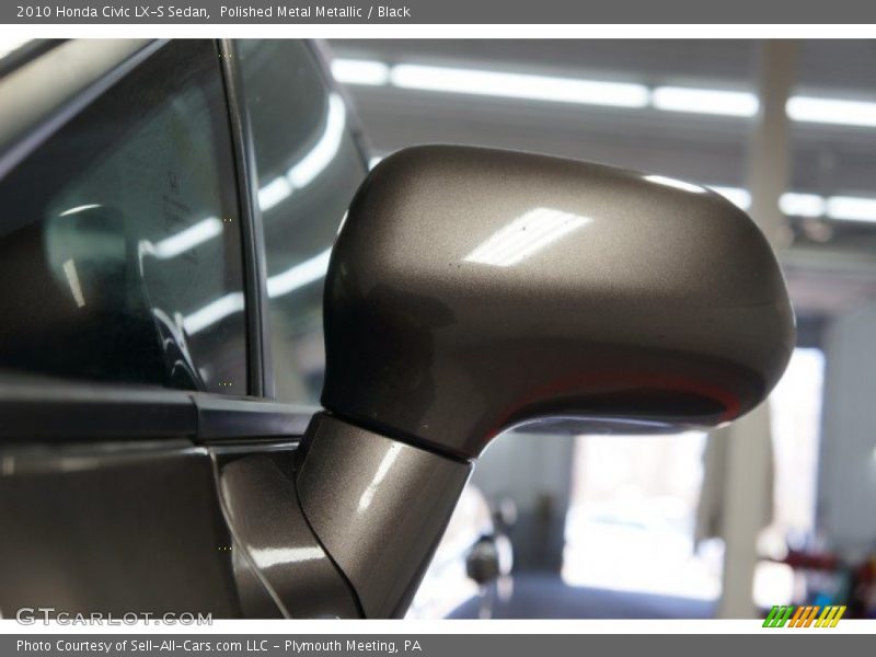 Polished Metal Metallic / Black 2010 Honda Civic LX-S Sedan