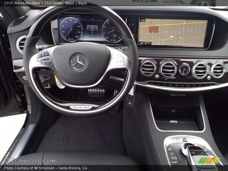 Black / Black 2015 Mercedes-Benz S 550 Sedan