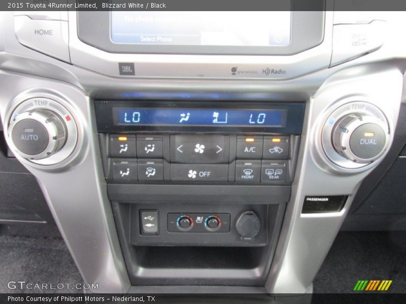 Blizzard White / Black 2015 Toyota 4Runner Limited