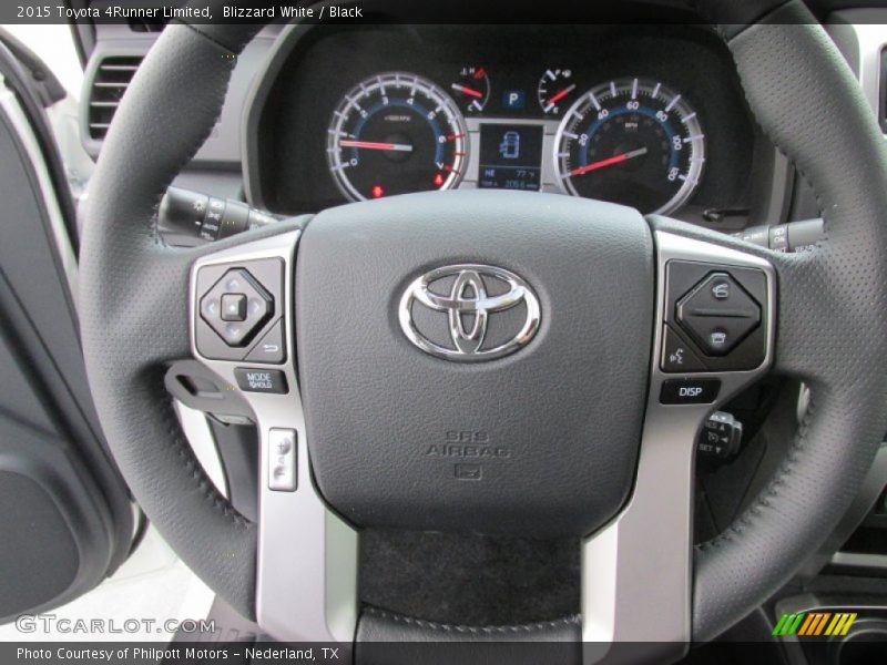 Blizzard White / Black 2015 Toyota 4Runner Limited