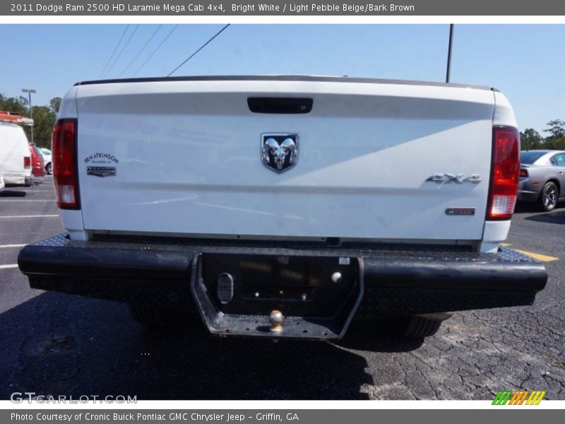 Bright White / Light Pebble Beige/Bark Brown 2011 Dodge Ram 2500 HD Laramie Mega Cab 4x4