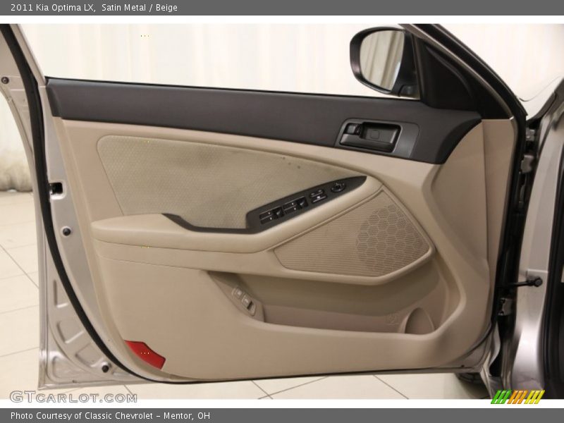 Satin Metal / Beige 2011 Kia Optima LX