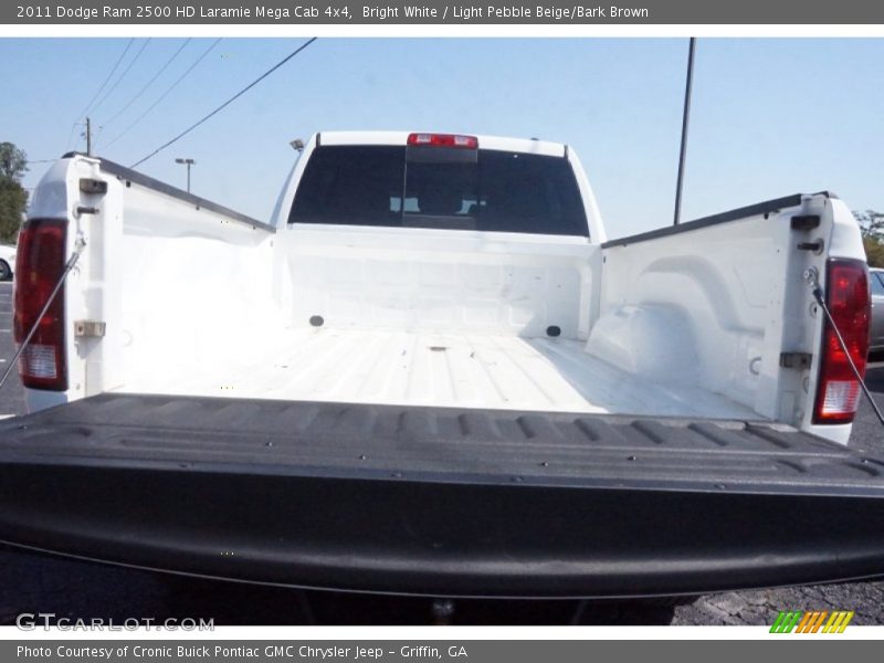 Bright White / Light Pebble Beige/Bark Brown 2011 Dodge Ram 2500 HD Laramie Mega Cab 4x4