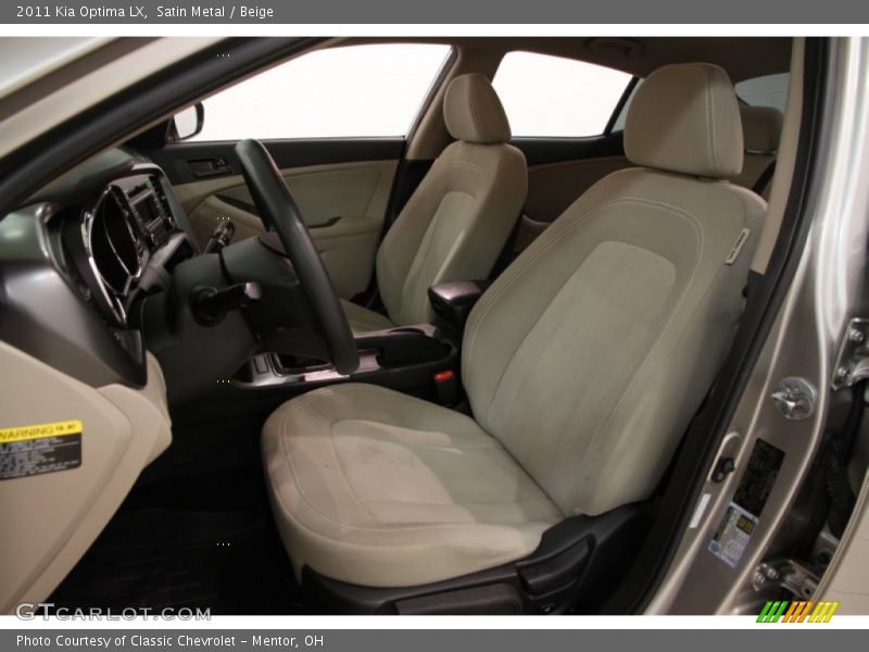 Satin Metal / Beige 2011 Kia Optima LX