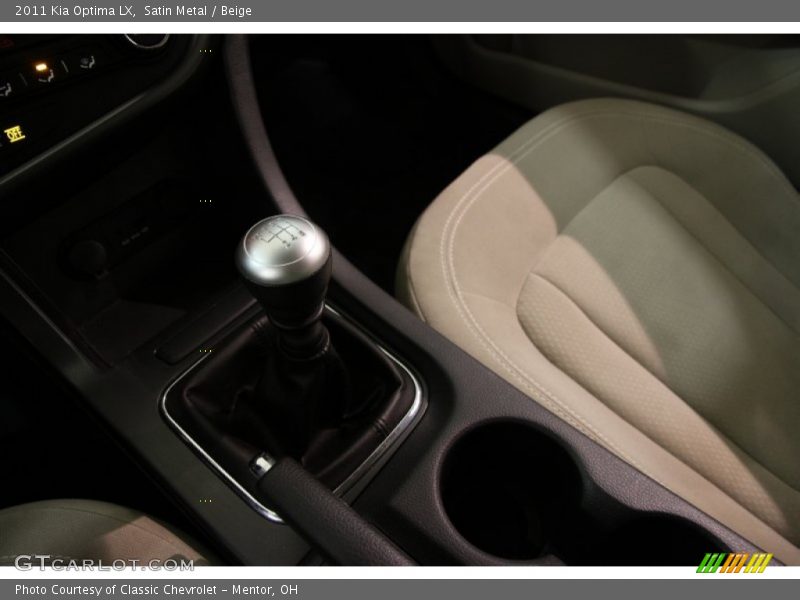 Satin Metal / Beige 2011 Kia Optima LX
