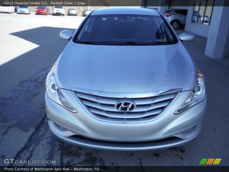 Radiant Silver / Gray 2013 Hyundai Sonata GLS