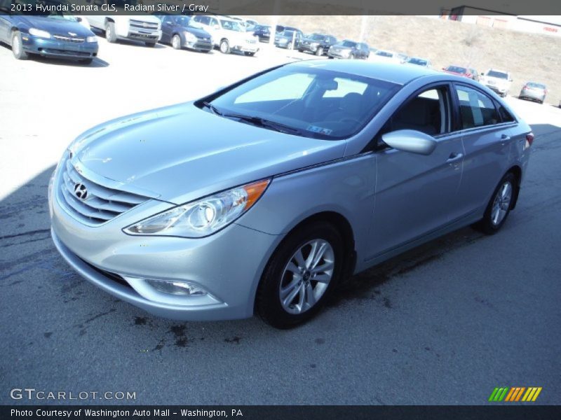 Radiant Silver / Gray 2013 Hyundai Sonata GLS