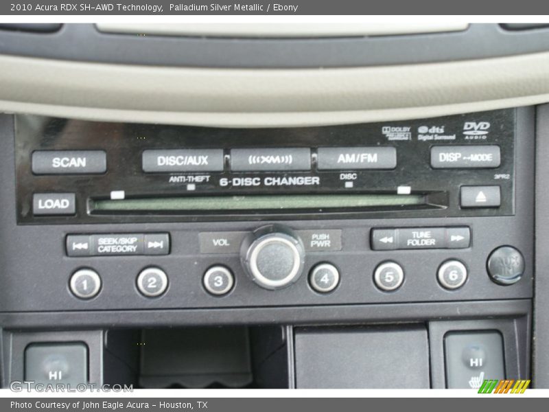 Palladium Silver Metallic / Ebony 2010 Acura RDX SH-AWD Technology