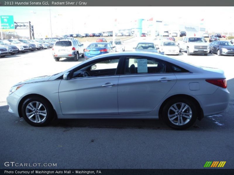 Radiant Silver / Gray 2013 Hyundai Sonata GLS