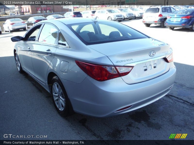 Radiant Silver / Gray 2013 Hyundai Sonata GLS