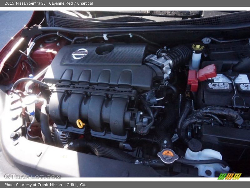 Cayenne Red / Charcoal 2015 Nissan Sentra SL
