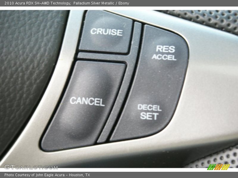 Palladium Silver Metallic / Ebony 2010 Acura RDX SH-AWD Technology