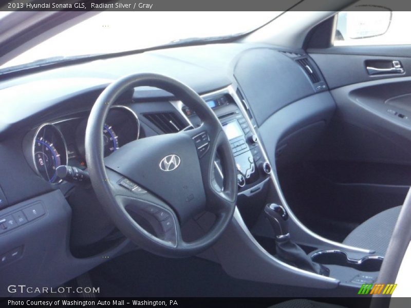 Radiant Silver / Gray 2013 Hyundai Sonata GLS