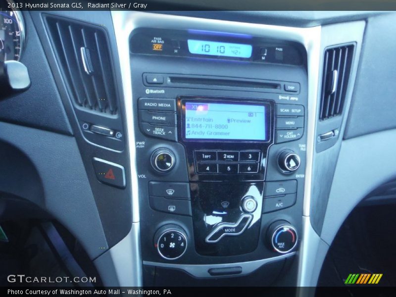 Radiant Silver / Gray 2013 Hyundai Sonata GLS