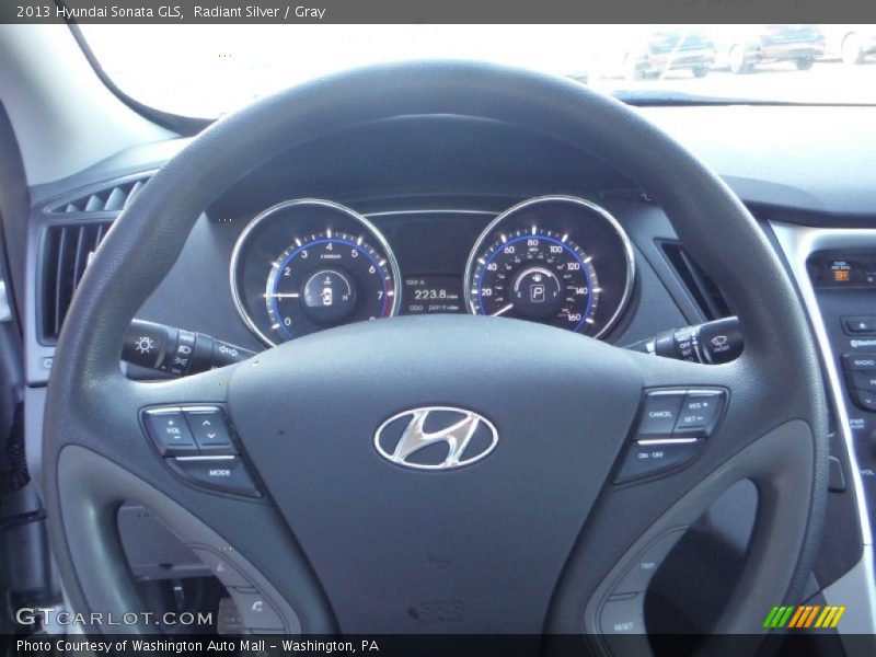 Radiant Silver / Gray 2013 Hyundai Sonata GLS