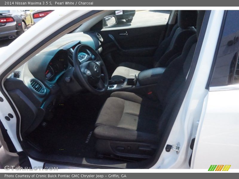 Pearl White / Charcoal 2014 Nissan Maxima 3.5 S
