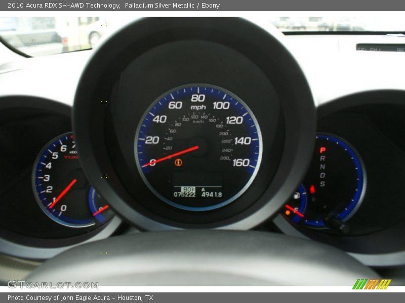 Palladium Silver Metallic / Ebony 2010 Acura RDX SH-AWD Technology