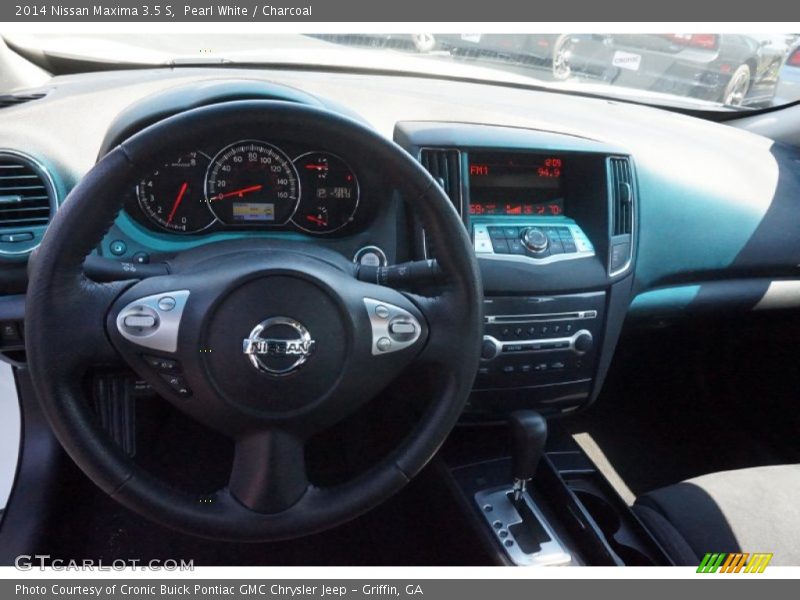 Pearl White / Charcoal 2014 Nissan Maxima 3.5 S