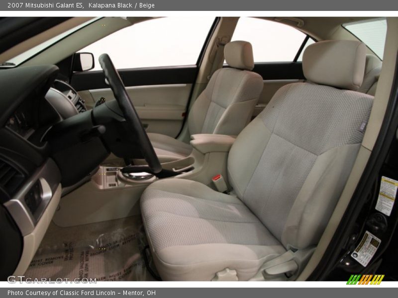  2007 Galant ES Beige Interior