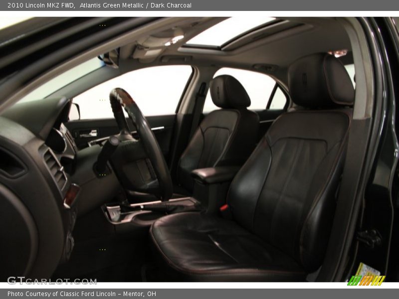 Atlantis Green Metallic / Dark Charcoal 2010 Lincoln MKZ FWD