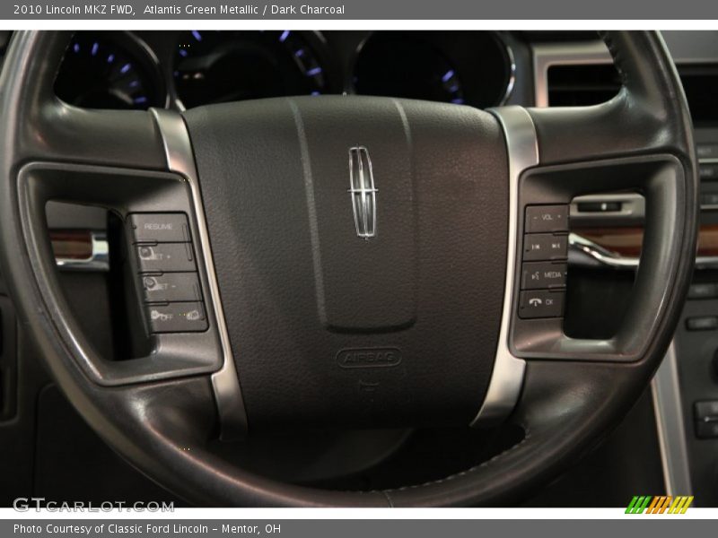 Atlantis Green Metallic / Dark Charcoal 2010 Lincoln MKZ FWD