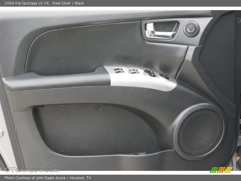 Steel Silver / Black 2009 Kia Sportage LX V6