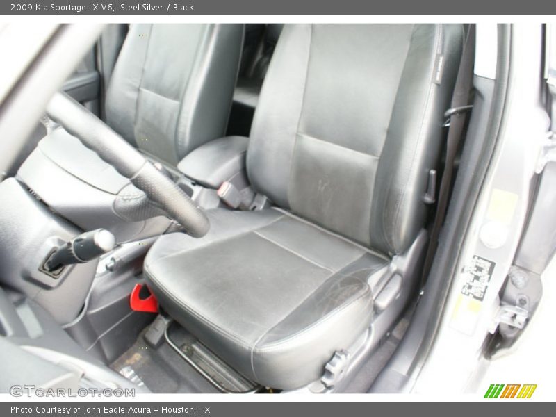 Steel Silver / Black 2009 Kia Sportage LX V6
