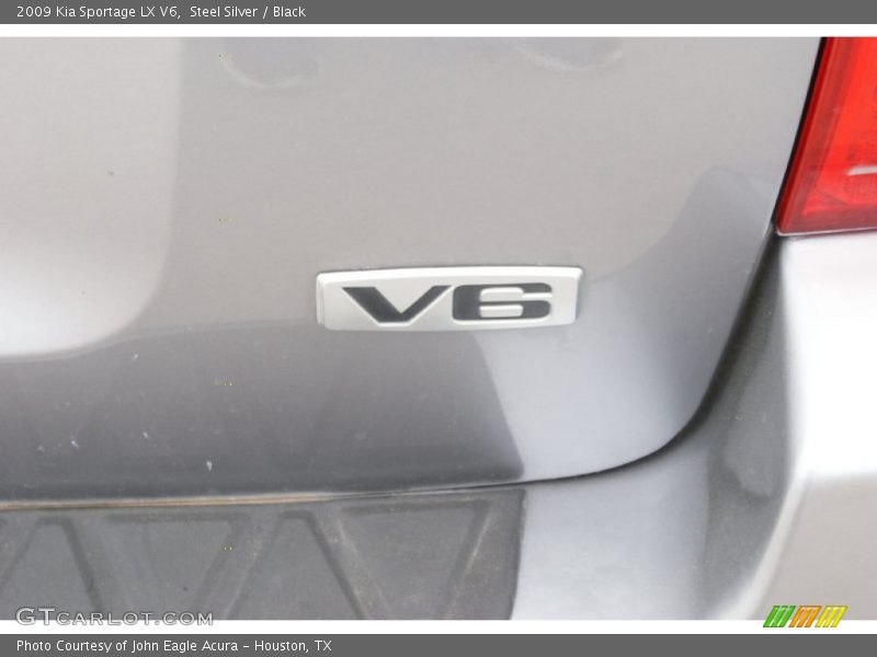 Steel Silver / Black 2009 Kia Sportage LX V6