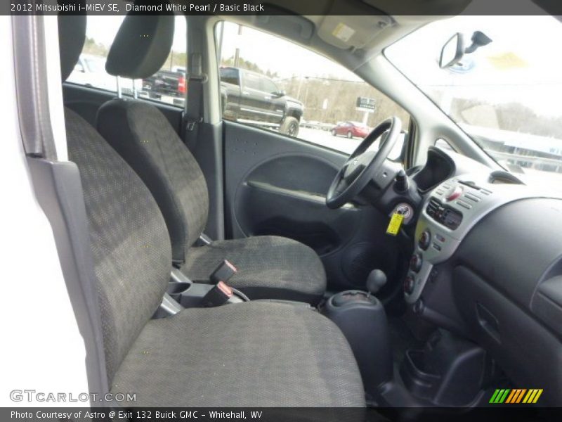 Front Seat of 2012 i-MiEV SE