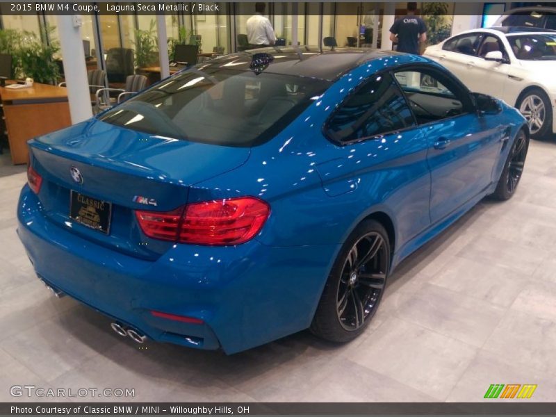 Laguna Seca Metallic / Black 2015 BMW M4 Coupe