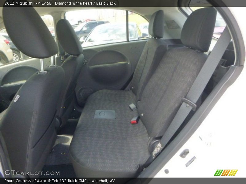 Rear Seat of 2012 i-MiEV SE
