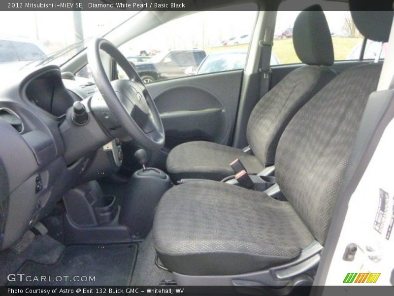 Front Seat of 2012 i-MiEV SE