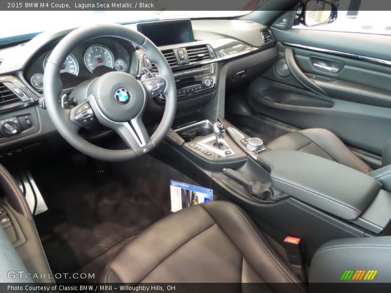 Laguna Seca Metallic / Black 2015 BMW M4 Coupe
