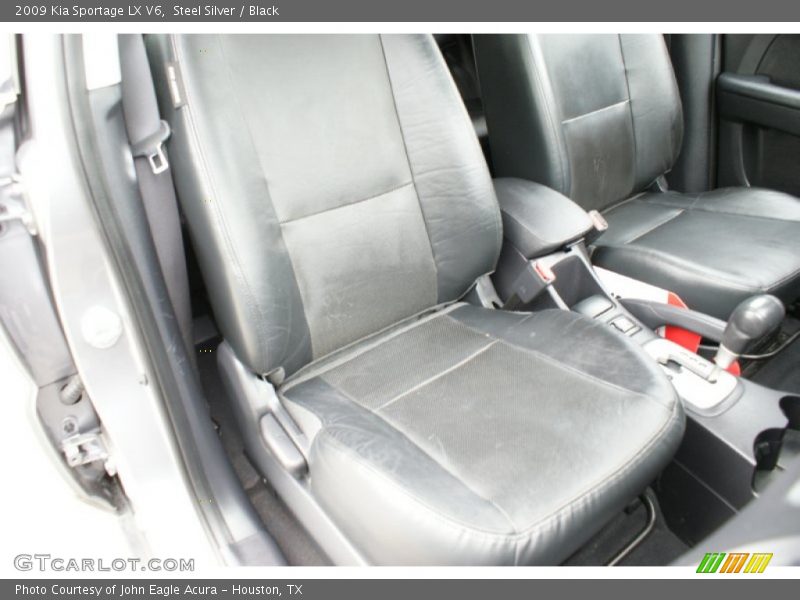 Steel Silver / Black 2009 Kia Sportage LX V6