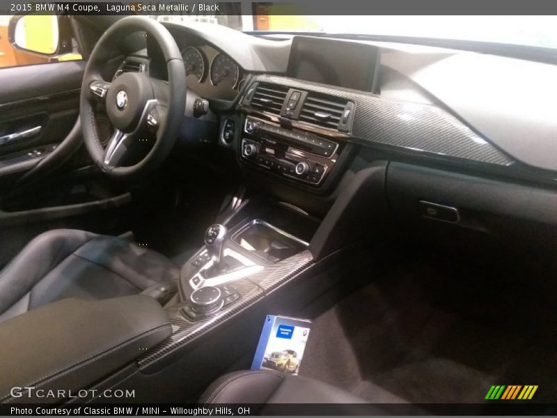 Laguna Seca Metallic / Black 2015 BMW M4 Coupe