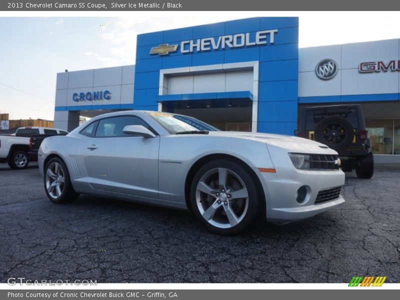 Silver Ice Metallic / Black 2013 Chevrolet Camaro SS Coupe