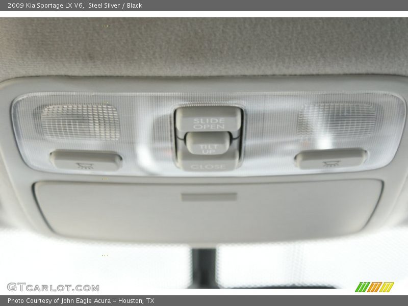 Steel Silver / Black 2009 Kia Sportage LX V6