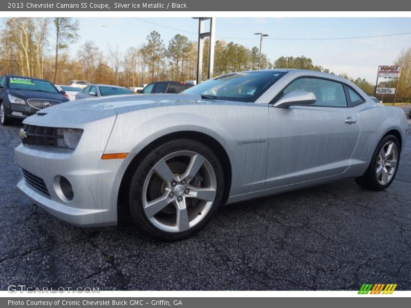 Silver Ice Metallic / Black 2013 Chevrolet Camaro SS Coupe