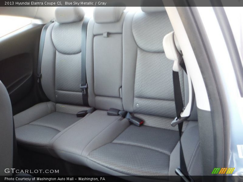 Rear Seat of 2013 Elantra Coupe GS