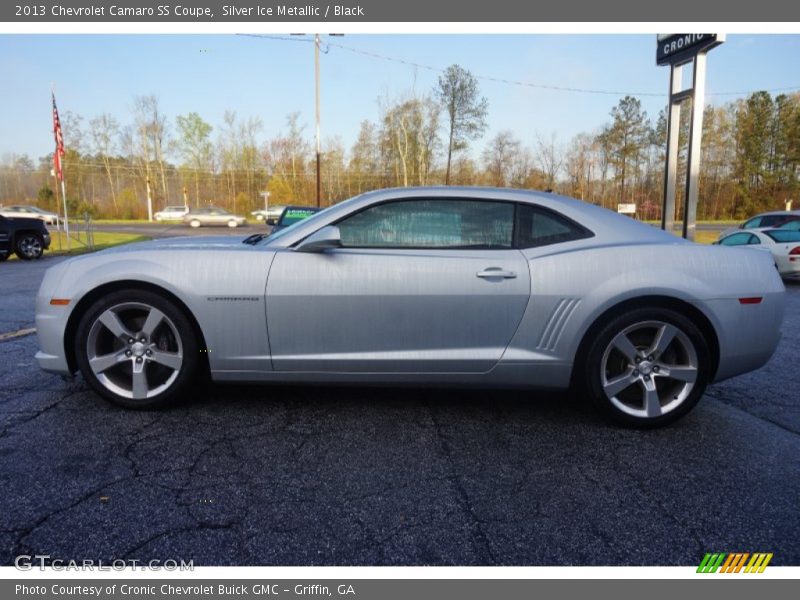 Silver Ice Metallic / Black 2013 Chevrolet Camaro SS Coupe
