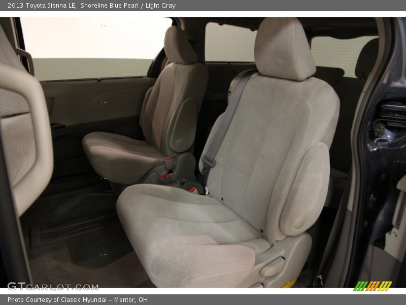 Shoreline Blue Pearl / Light Gray 2013 Toyota Sienna LE